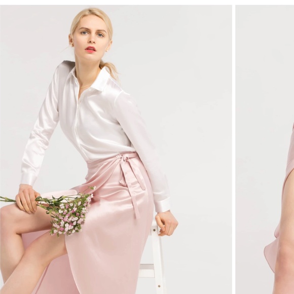 Lilysilk Dresses & Skirts - Lilysilk Tulip Hem Skirt -nwt